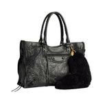 Balenciaga Keyring Fur Tail - Vermillion