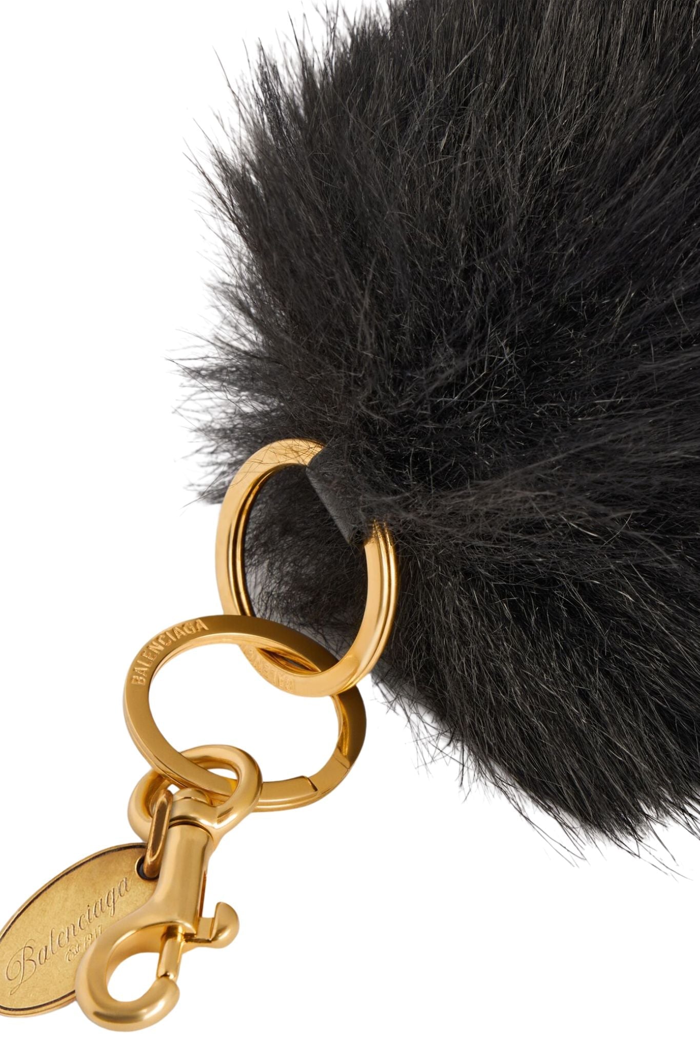 Balenciaga Keyring Fur Tail - Vermillion