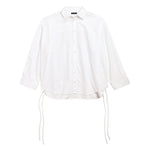 Balenciaga Lace - up Shirt - Vermillion