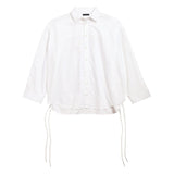 Balenciaga Lace - up Shirt - Vermillion