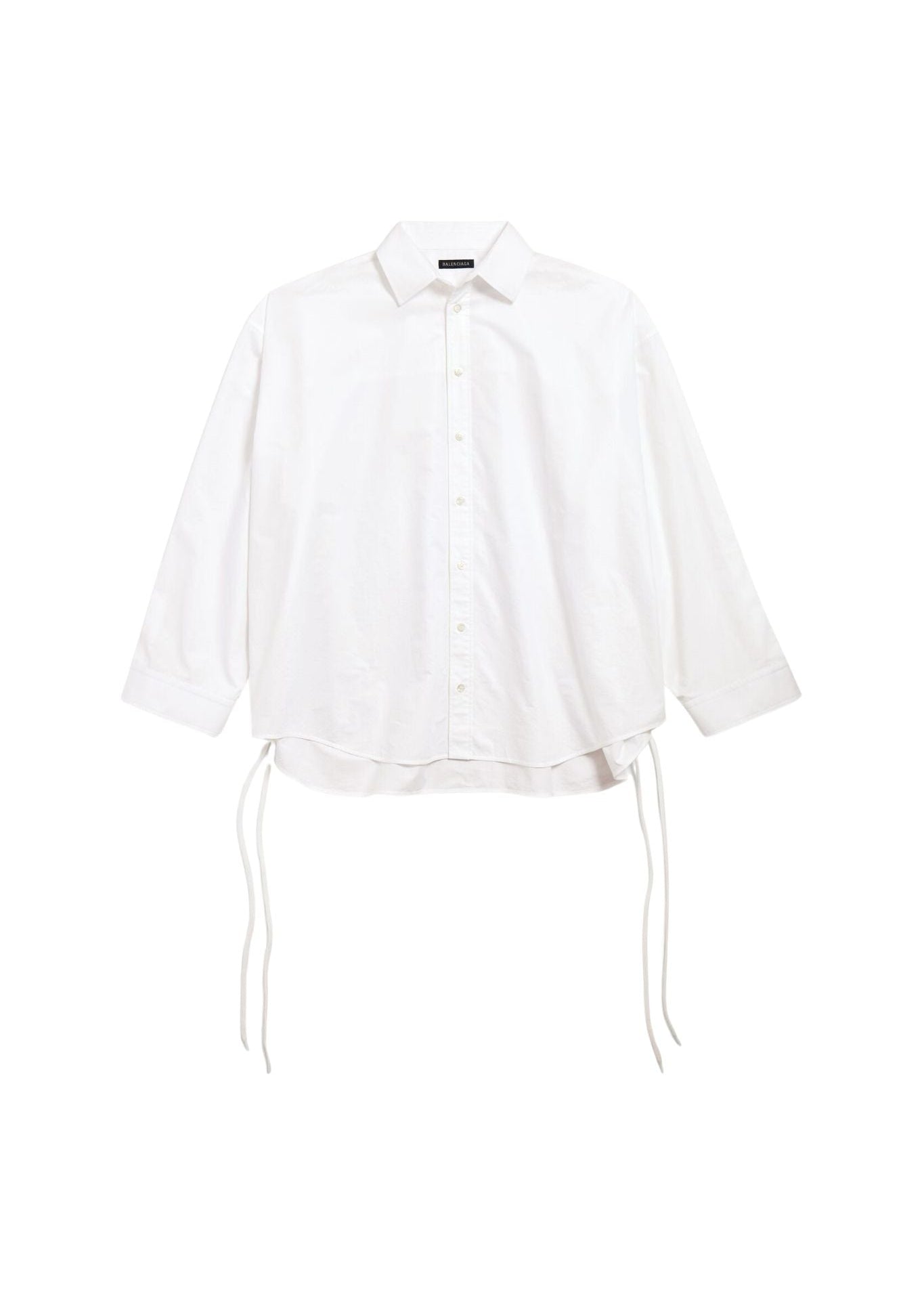 Balenciaga Lace - up Shirt - Vermillion