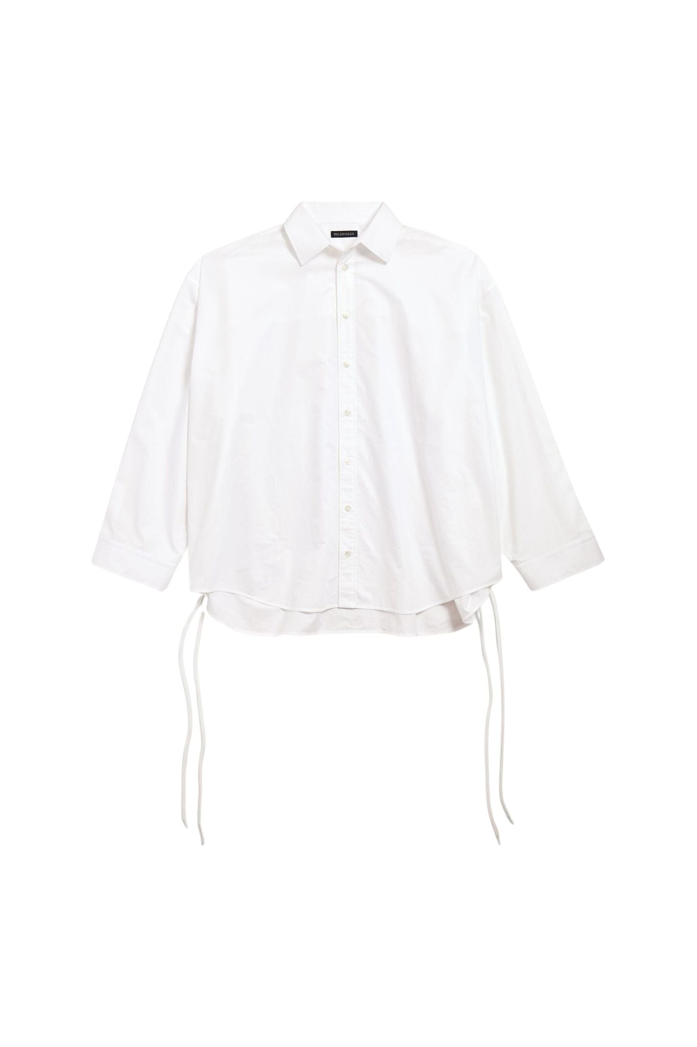 Balenciaga Lace - up Shirt - Vermillion