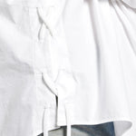 Balenciaga Lace - up Shirt - Vermillion