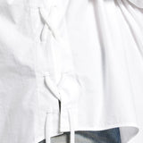 Balenciaga Lace - up Shirt - Vermillion