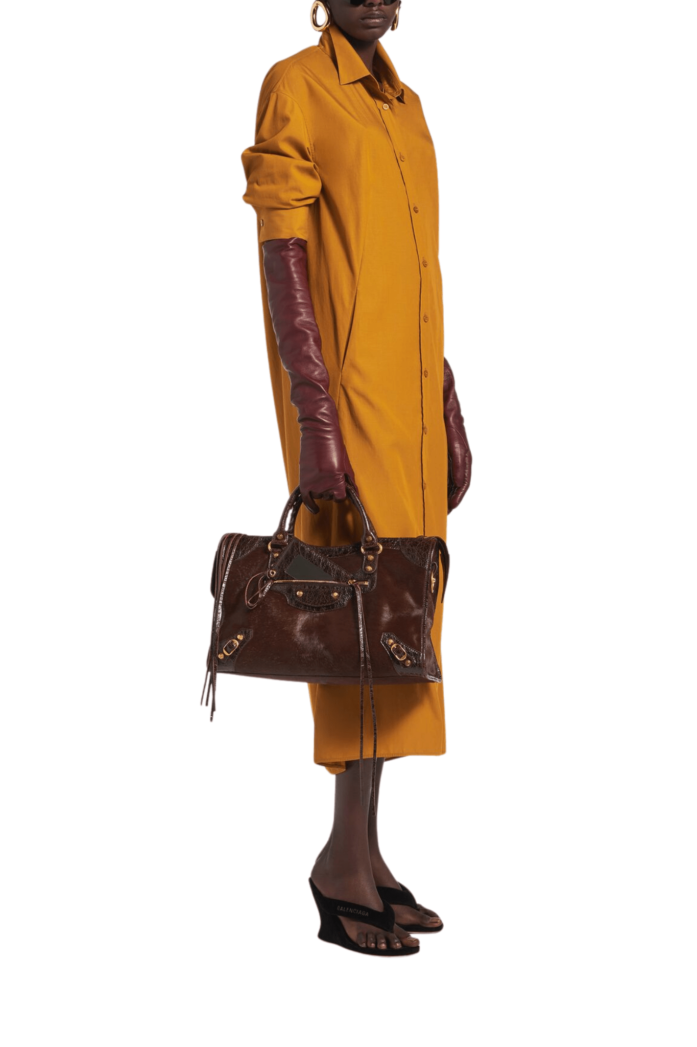 Balenciaga Le City Bag Medium - Vermillion