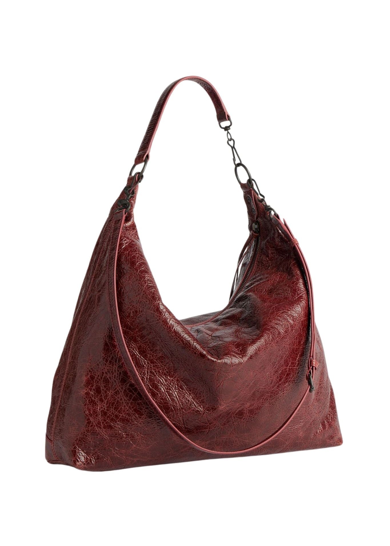 Balenciaga Le City Hobo M - Vermillion