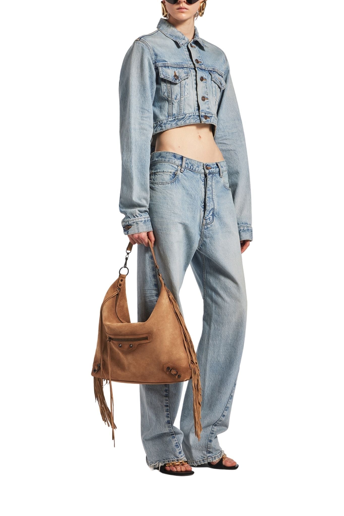 Balenciaga Le City Hobo M - Vermillion
