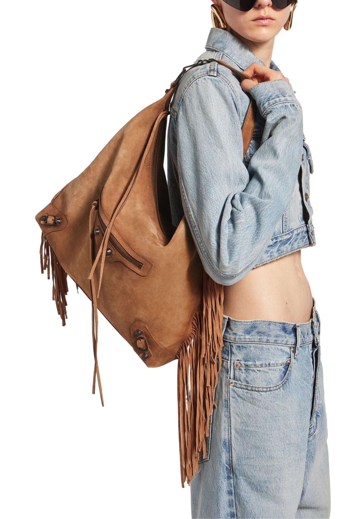 Balenciaga Le City Hobo M - Vermillion