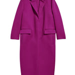 Balenciaga Long Sack Coat - Vermillion