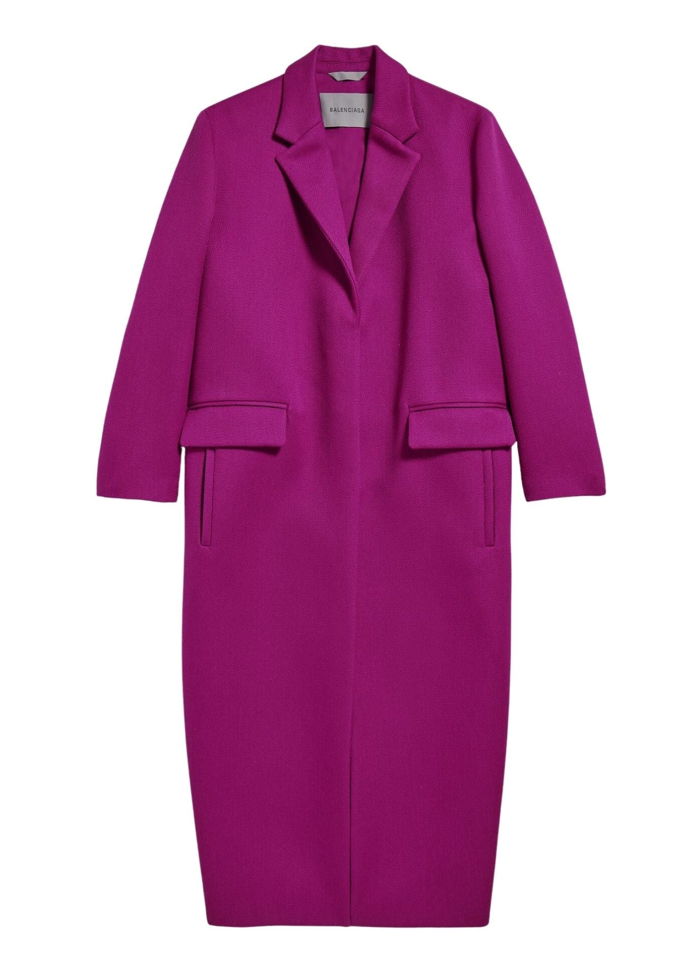 Balenciaga Long Sack Coat - Vermillion