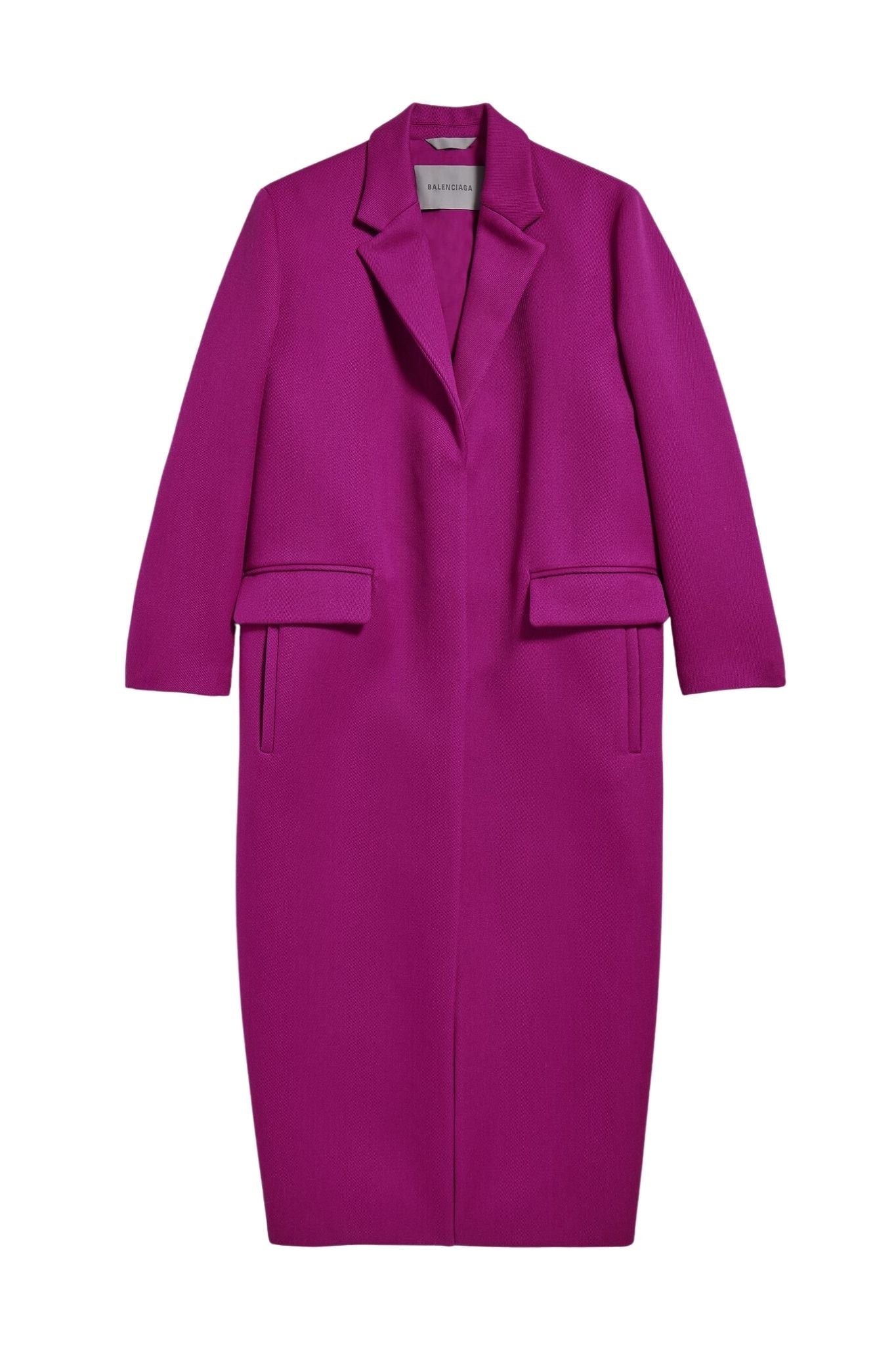 Balenciaga Long Sack Coat - Vermillion