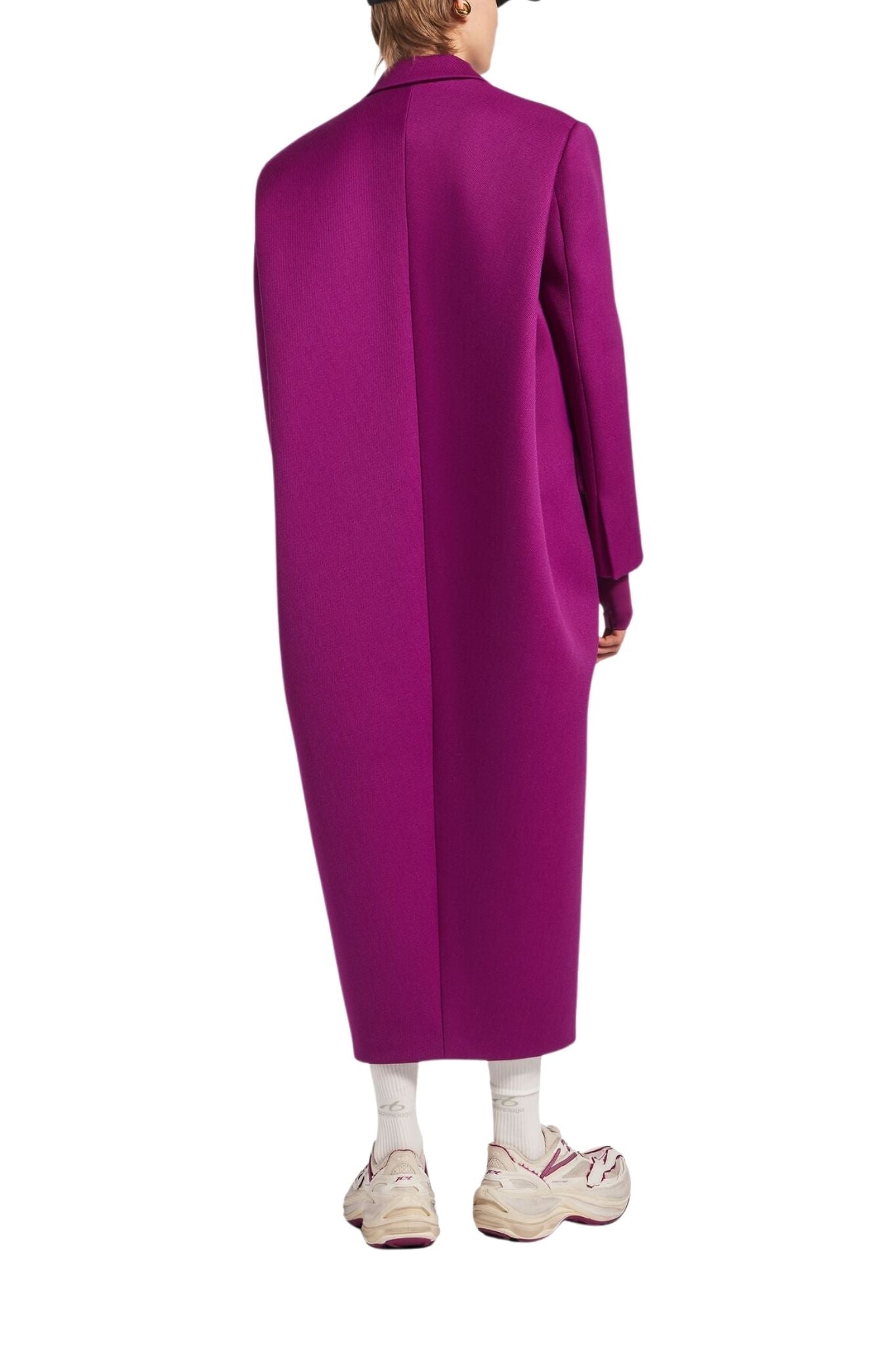 Balenciaga Long Sack Coat - Vermillion