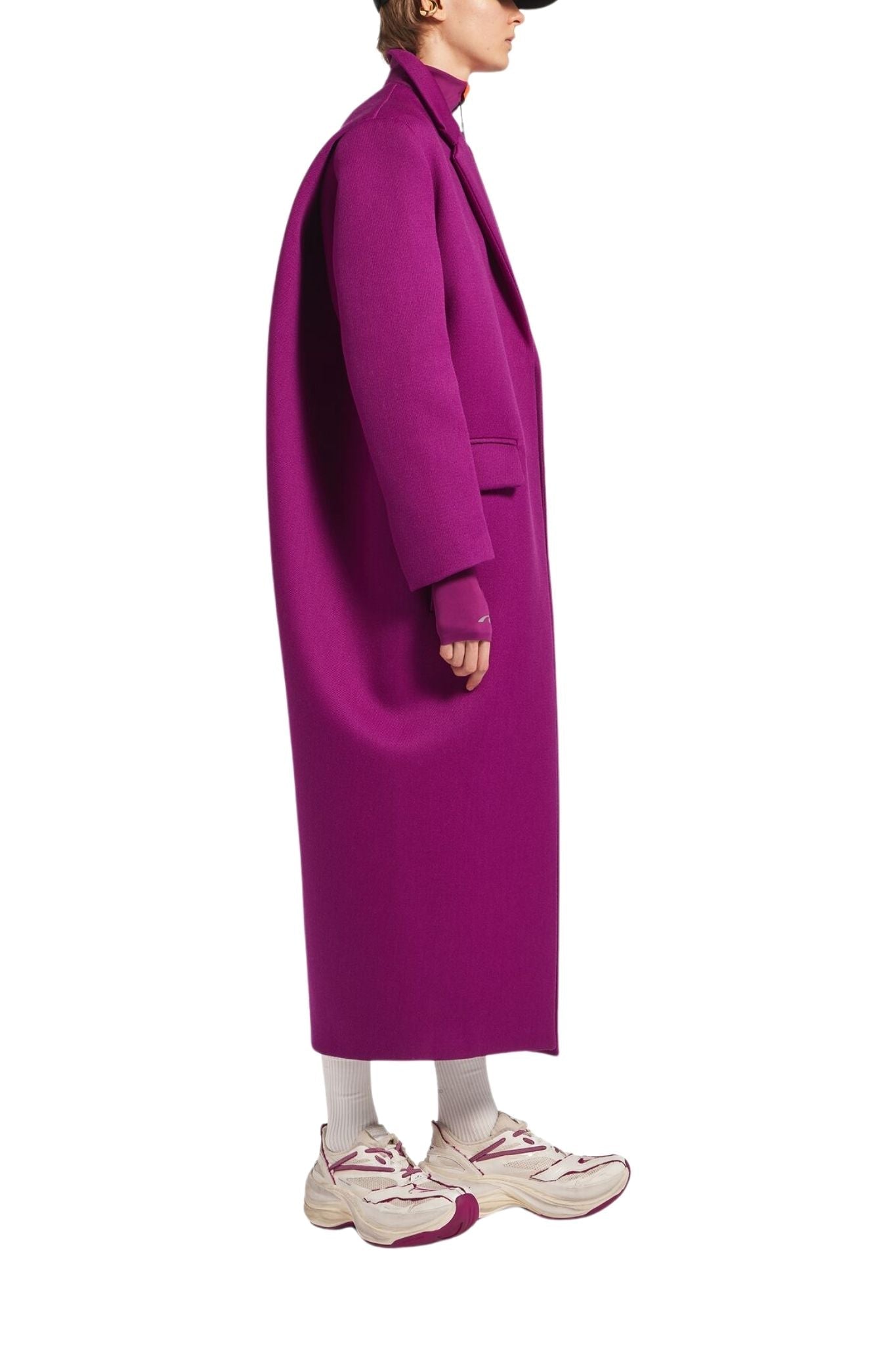 Balenciaga Long Sack Coat - Vermillion