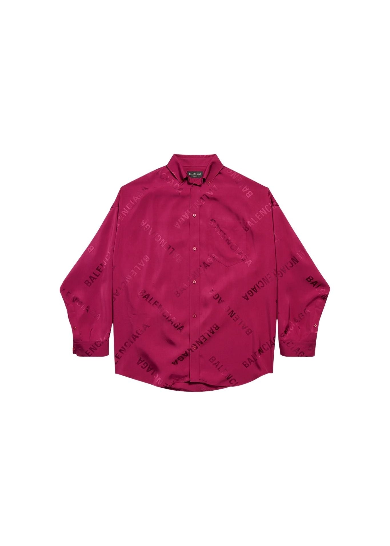 Balenciaga L/S Cocoon Shirt - Vermillion