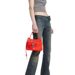 Balenciaga Rodeo Top Handle - Vermillion