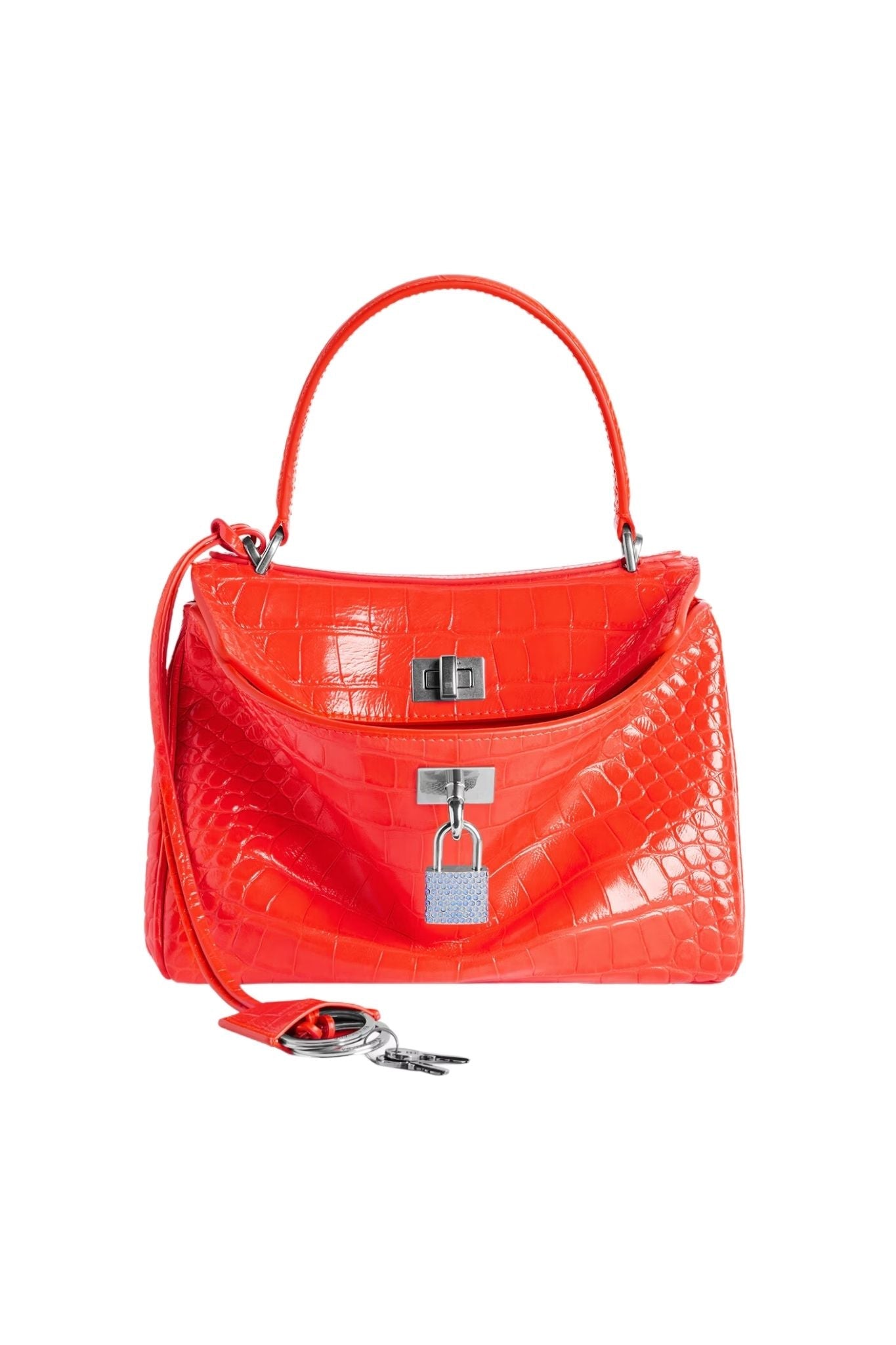 Balenciaga Rodeo Top Handle - Vermillion