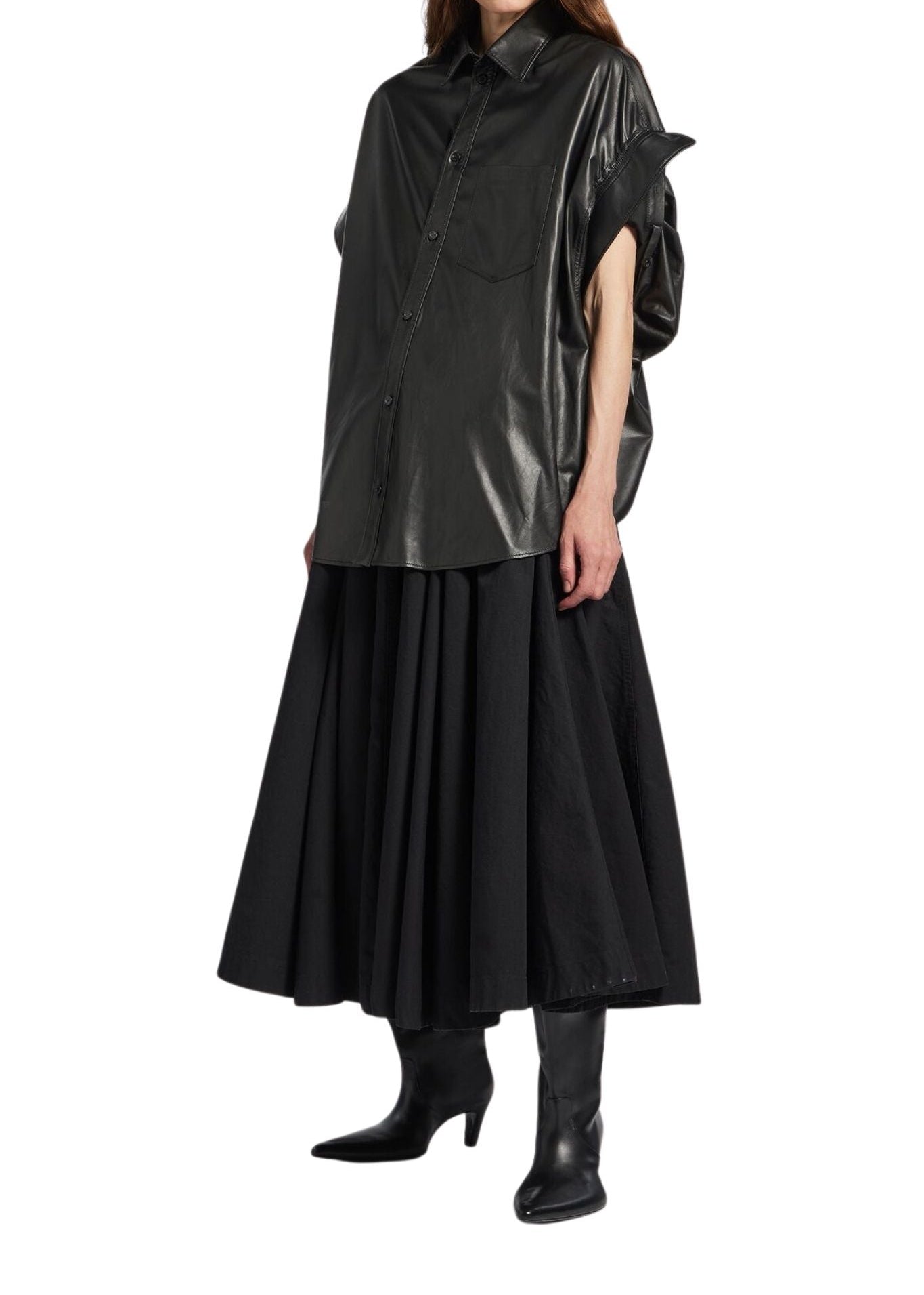 Balenciaga Shirt Dress - Vermillion