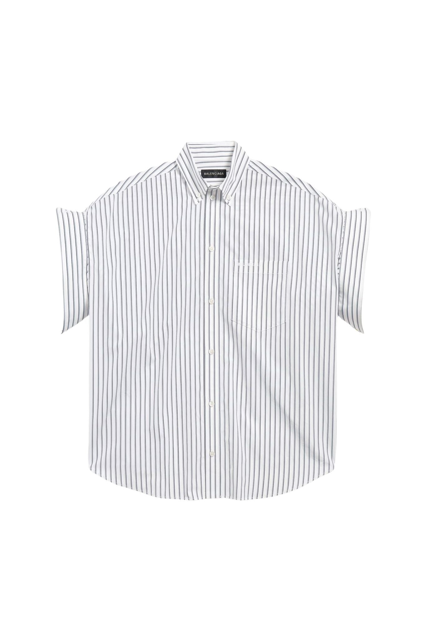 Balenciaga Tucked Sleeve Shirt - Vermillion