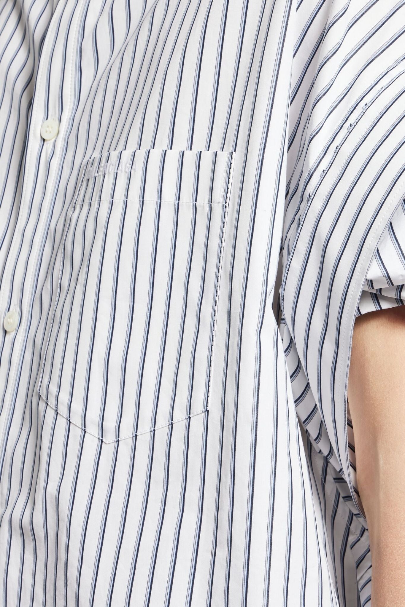 Balenciaga Tucked Sleeve Shirt - Vermillion