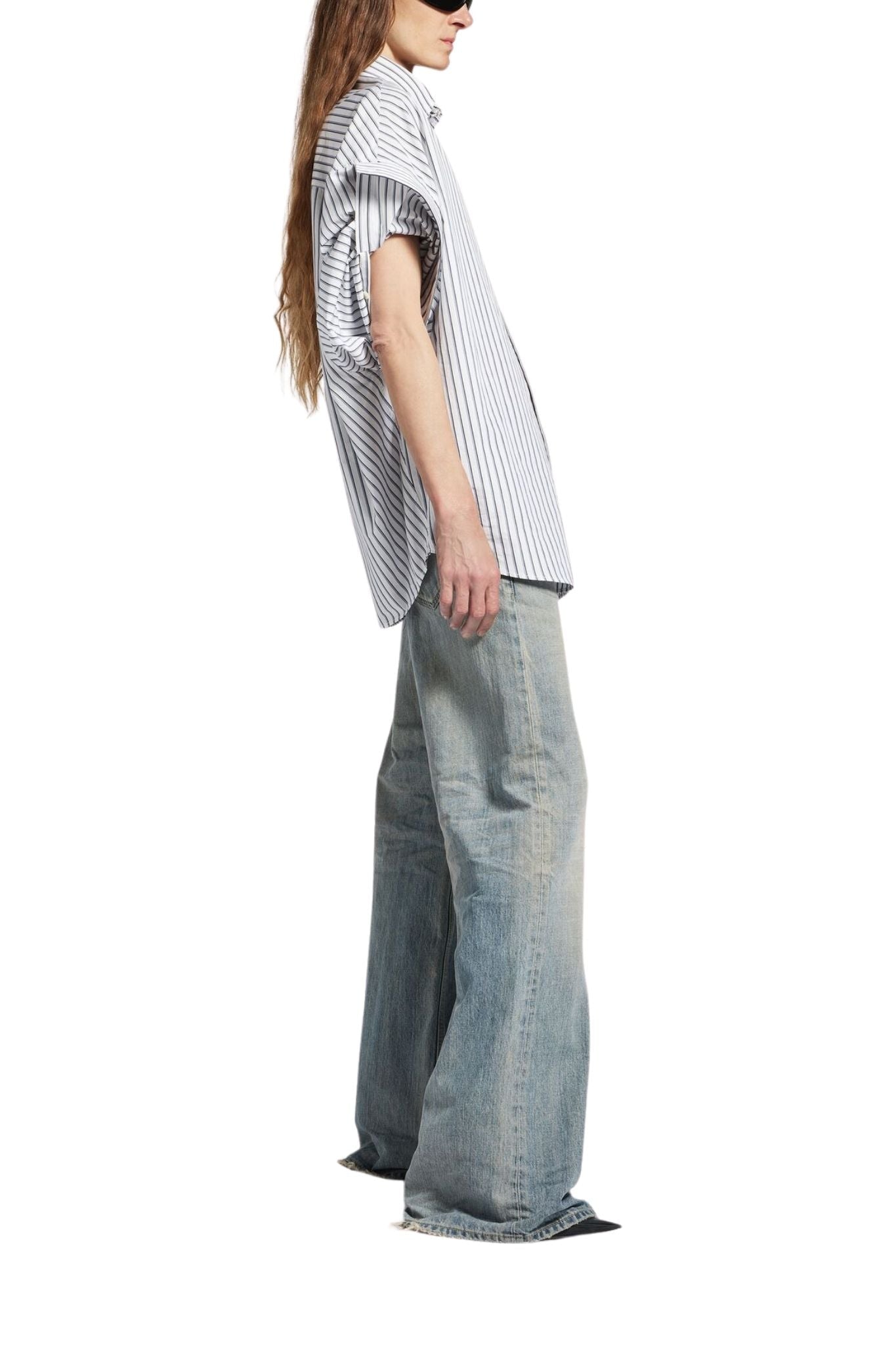 Balenciaga Tucked Sleeve Shirt - Vermillion