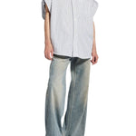 Balenciaga Tucked Sleeve Shirt - Vermillion