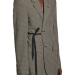 Balenciaga Wrap Tailored Jacket - Vermillion
