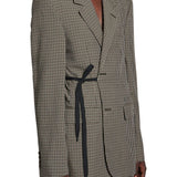 Balenciaga Wrap Tailored Jacket - Vermillion