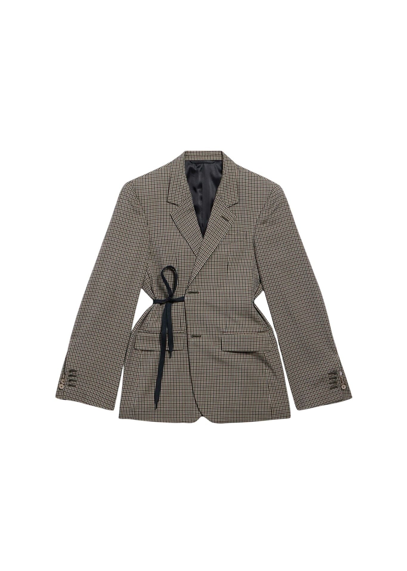 Balenciaga Wrap Tailored Jacket - Vermillion