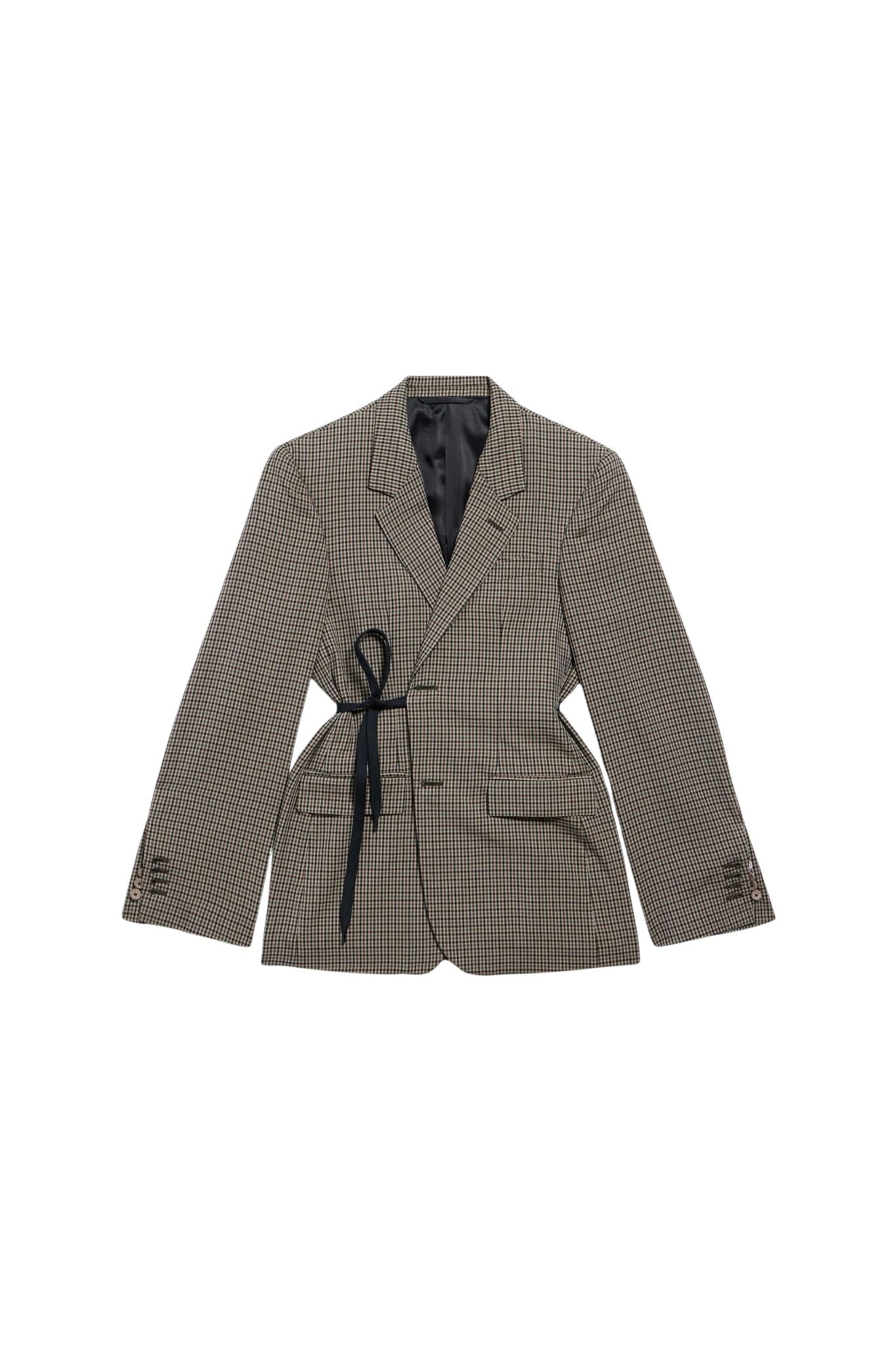 Balenciaga Wrap Tailored Jacket - Vermillion