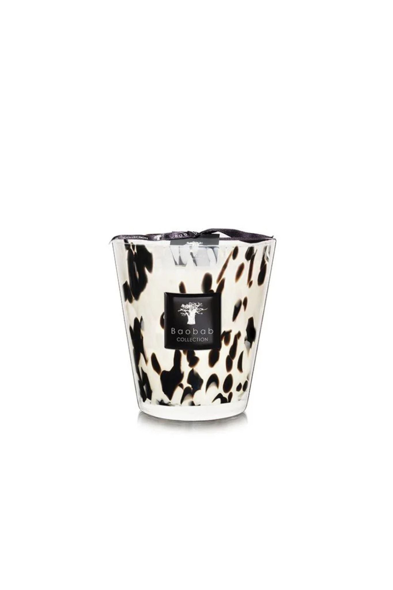 Baobab Pearls Black Candle Max 16 - Vermillion