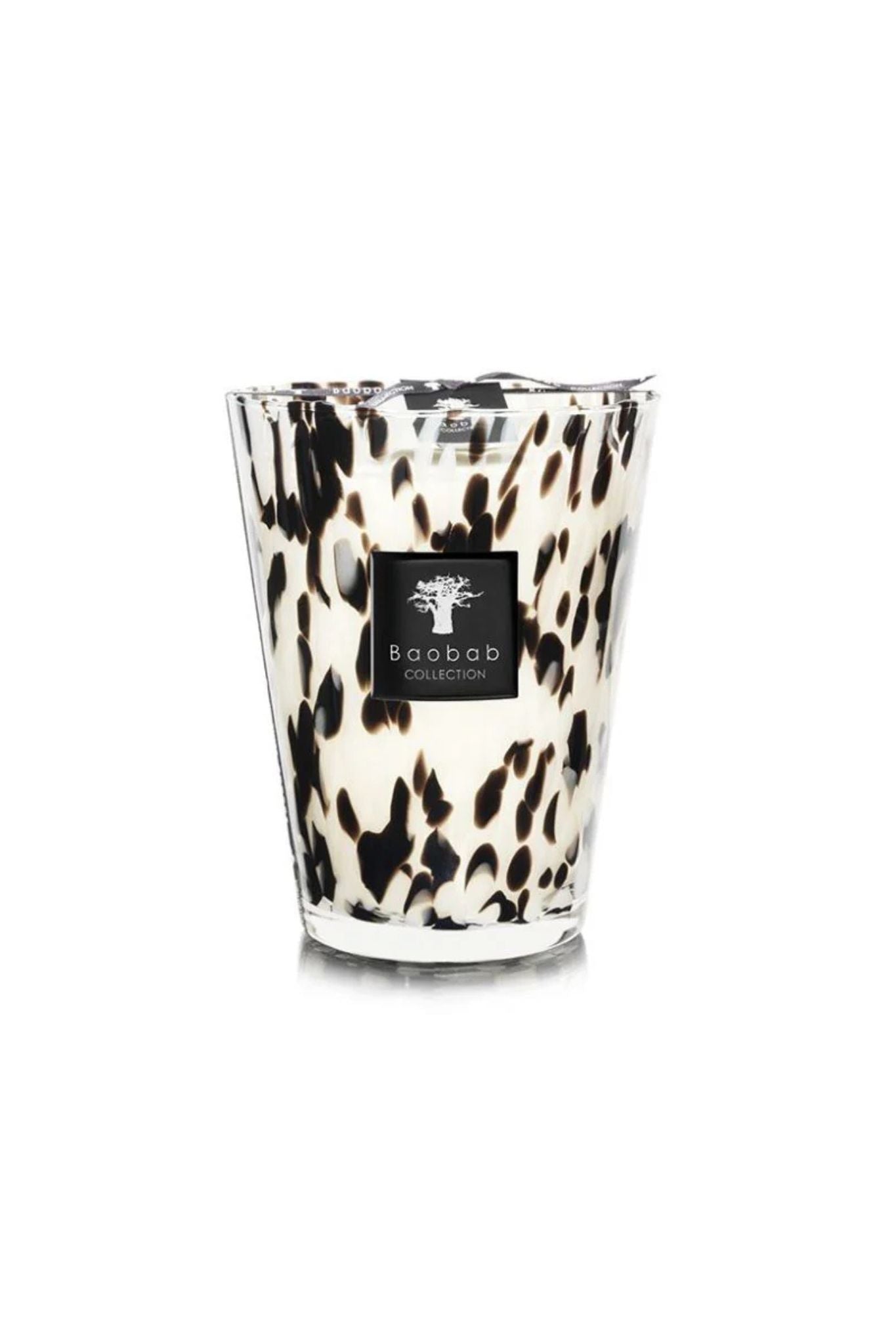 Baobab Pearls Black Candle Max 24 - Vermillion