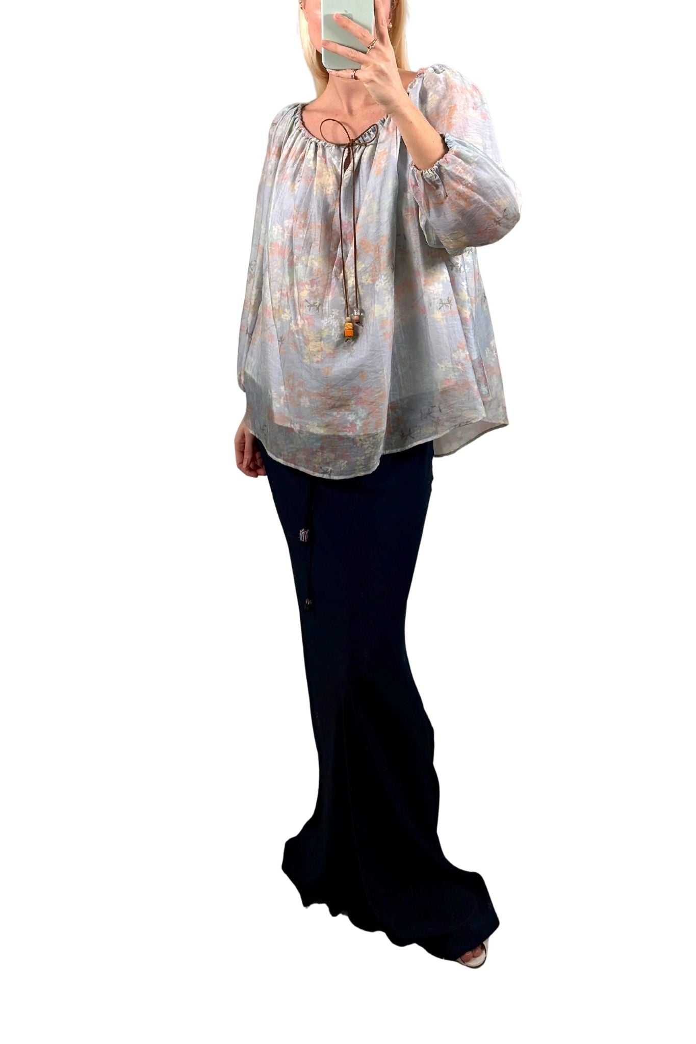 Bernadette Bonnie Top - Vermillion