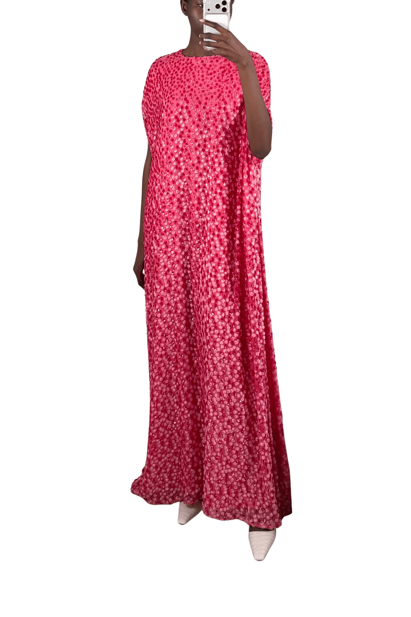 Bernadette Eleonore Dress - Vermillion