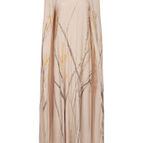 Bernadette Embroidered Minnie Dress - Vermillion