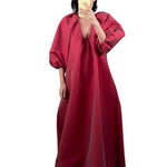 Bernadette George Dress - Vermillion