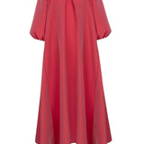 Bernadette George Dress - Vermillion