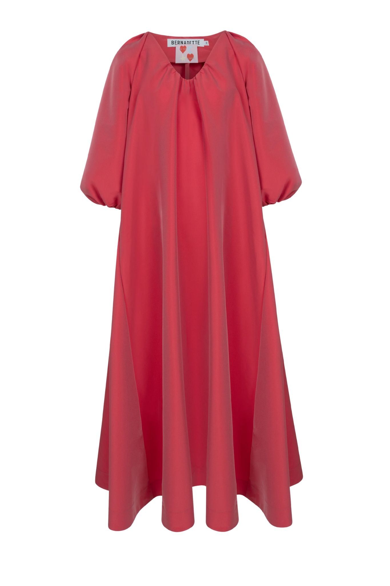 Bernadette George Dress - Vermillion
