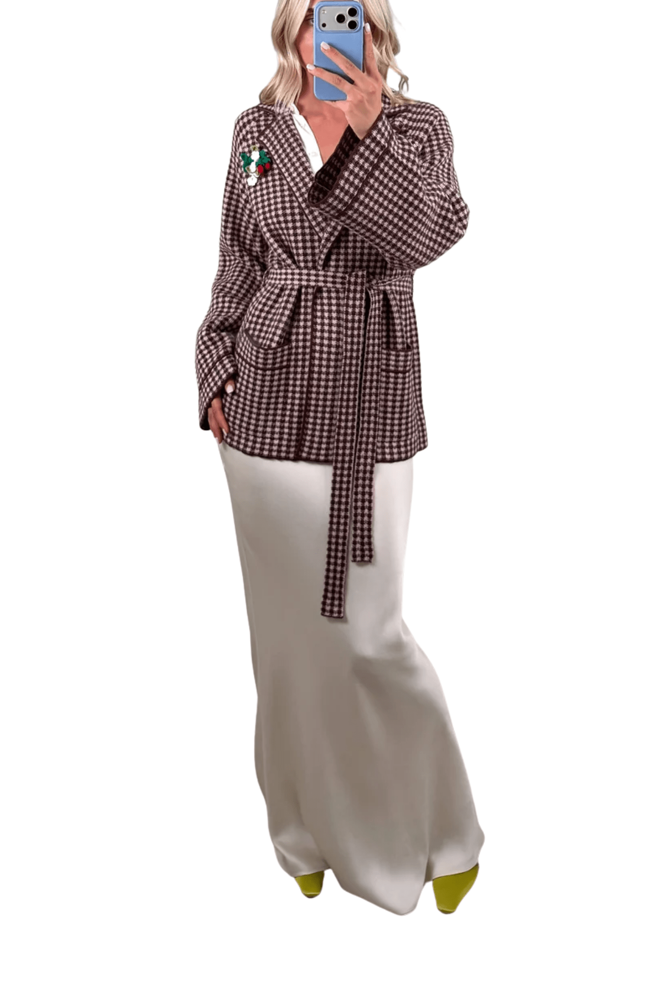 Bernadette Kallas Robe - Vermillion