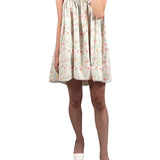 Bernadette Knee Length Babydoll Dress - Vermillion