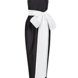 Bernadette Lina Dress - Vermillion