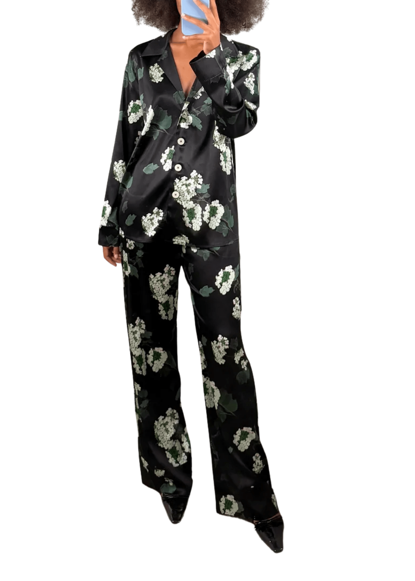 Bernadette Louis Pyjama Blouse - Vermillion