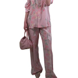 Bernadette Louis Pyjama Pants - Vermillion