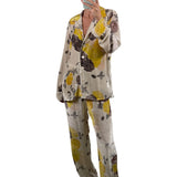 Bernadette Louis Velvet Pyjama Pants - Vermillion