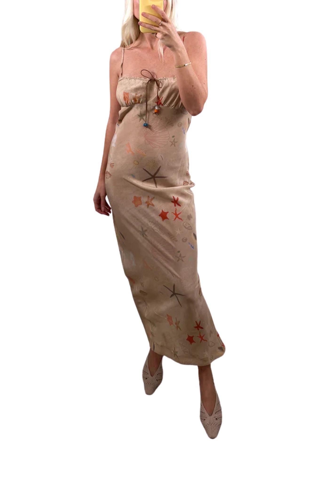 Bernadette Riri Slip Dress - Vermillion