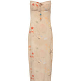 Bernadette Riri Slip Dress - Vermillion