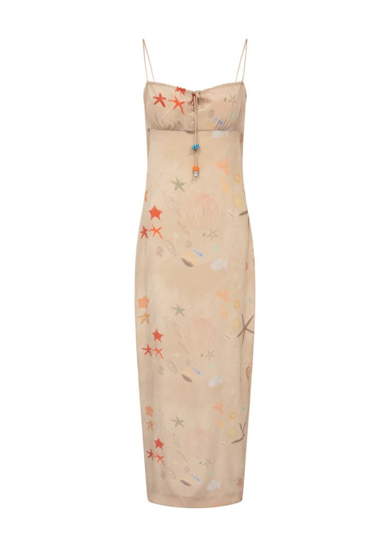Bernadette Riri Slip Dress - Vermillion