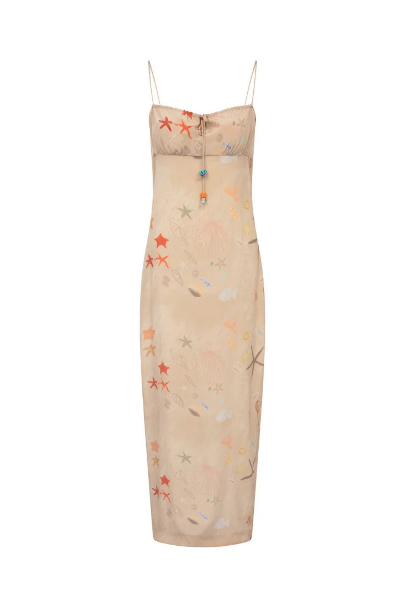 Bernadette Riri Slip Dress - Vermillion