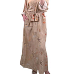 Bernadette Silk CDC Peignoir - Vermillion