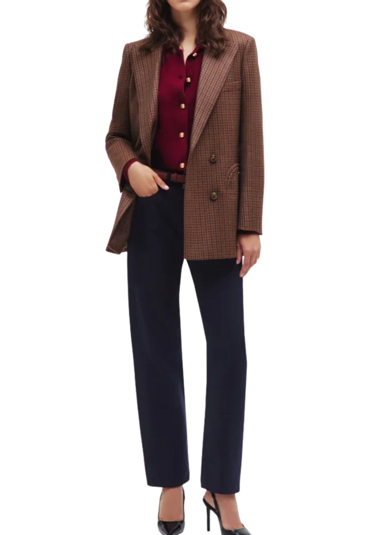 Blaze Milano Moat Everyday Blazer - Vermillion