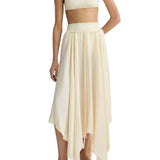 Bondi Born Ardea Square Long Skirt - Vermillion